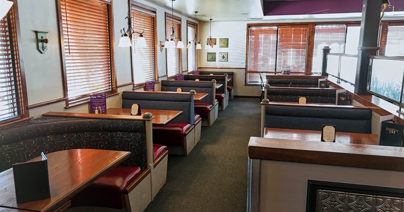 Interior, booth area