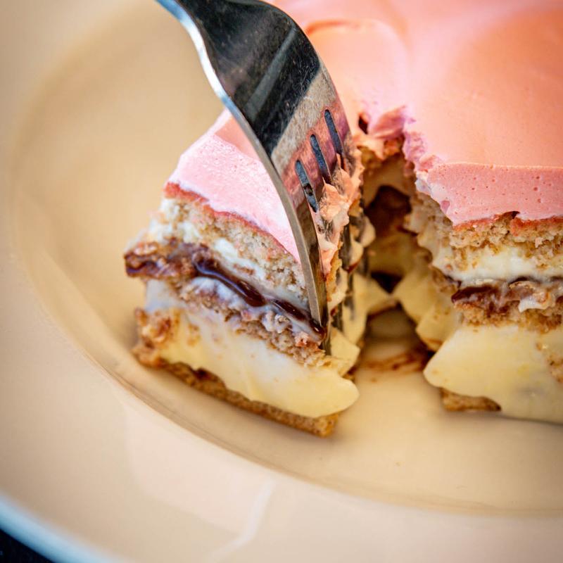 Banana Split Eclair Cake photo