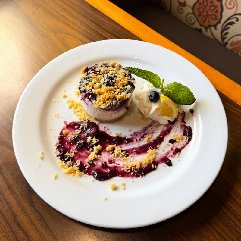 Seasonal Lemon Blueberry Cheesecake photo