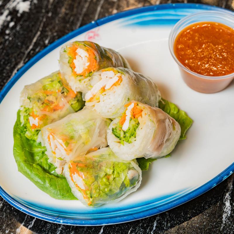 menu item 1 of 4, Appetizers Fresh Spring Rolls (6)