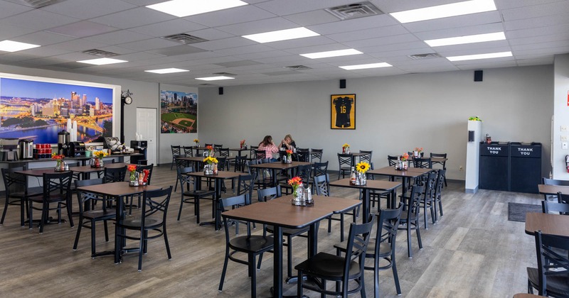 Interior, seating area