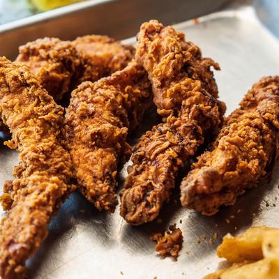 Hand breaded chicken tenders