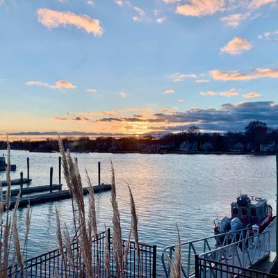 Sunset over the Warren River