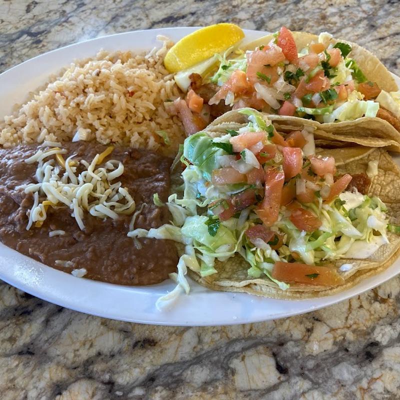 menu item 19 of 67, Two Grilled Fish Tacos