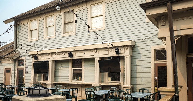 Outdoor seating area