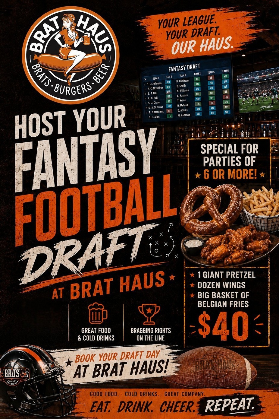 Fantasy Football Draft Special event photo