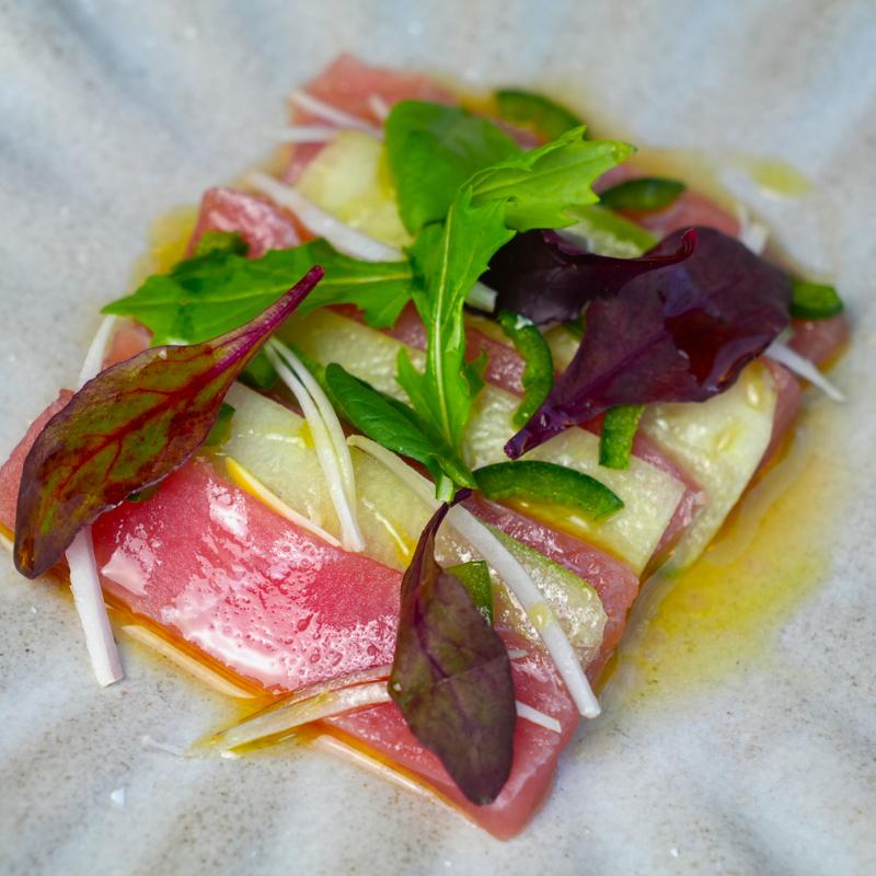 menu item 7 of 111, TUNA CRUDO