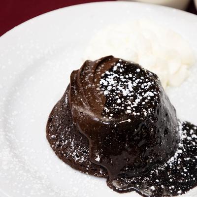 Chocolate lava cake.