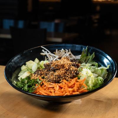 Vietnamese vermicelli bowl.