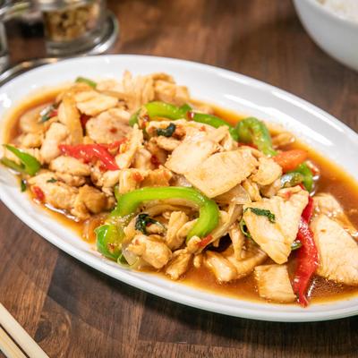 Thai Style Basil chicken.