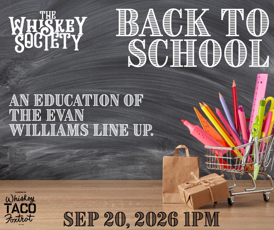 Back To School Whiskey Tasting event photo