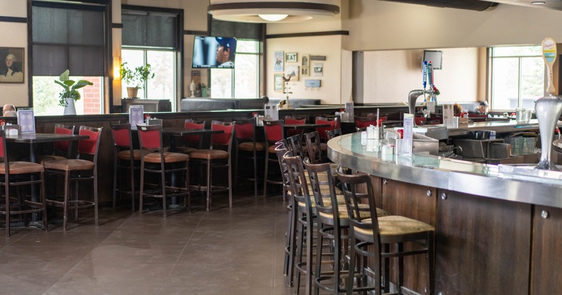 Seating and bar areas