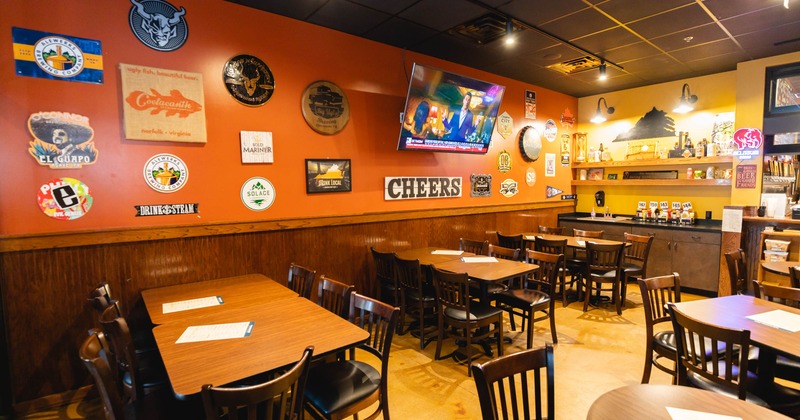 Interior seating area