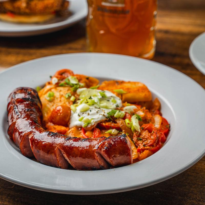 Kielbasa + Pierogies photo