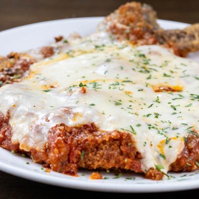 Veal Parmigiana.