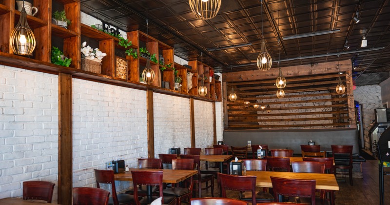 Interior, dining area
