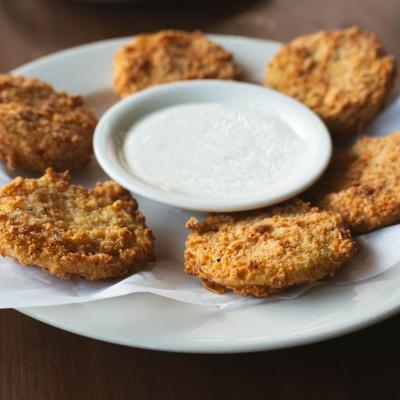 Fried green tomatoes.