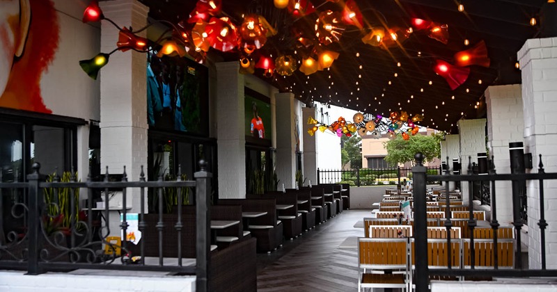 Exterior, seating place on patio