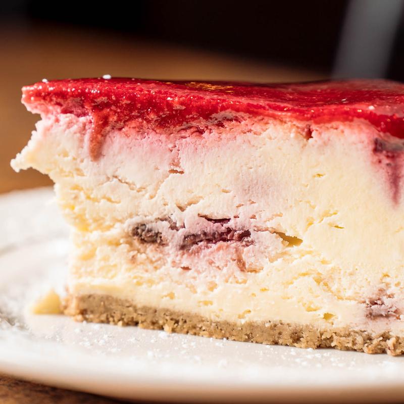 menu item 16 of 17, Raspberry Cheesecake
