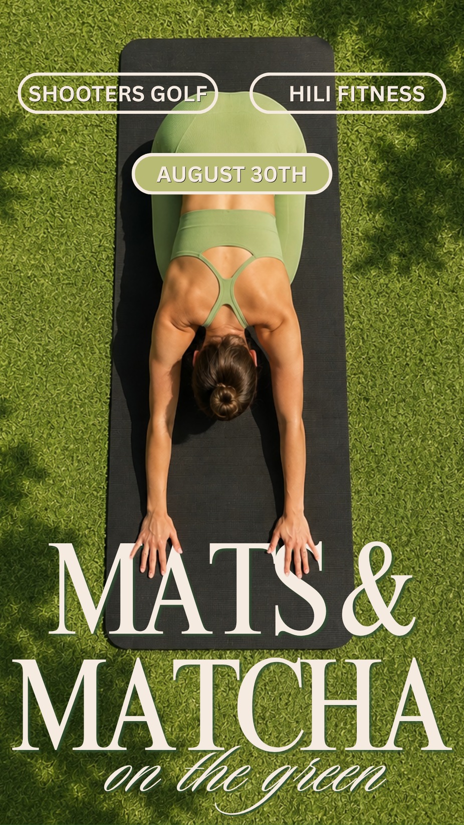 Mats & Matcha on the greens event photo