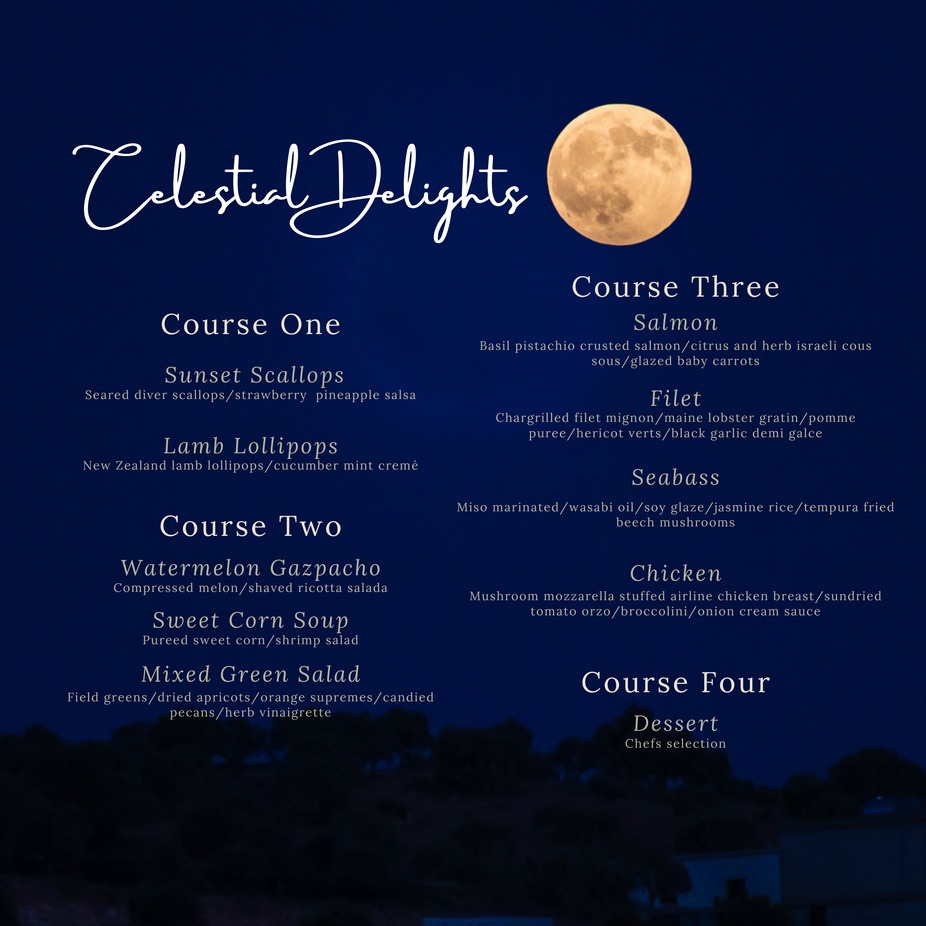 Celestial Delights: Full Moon Dinner event photo