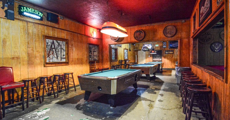 Interior, game room