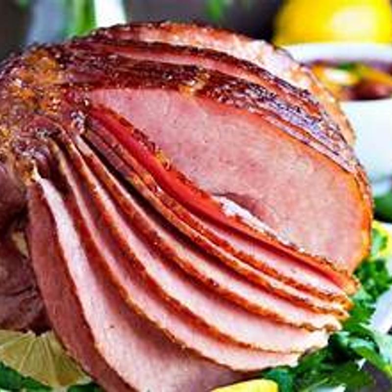 Sliced Baked Ham with Glaze photo