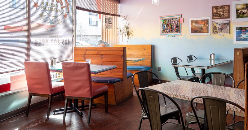 Interior, dining area