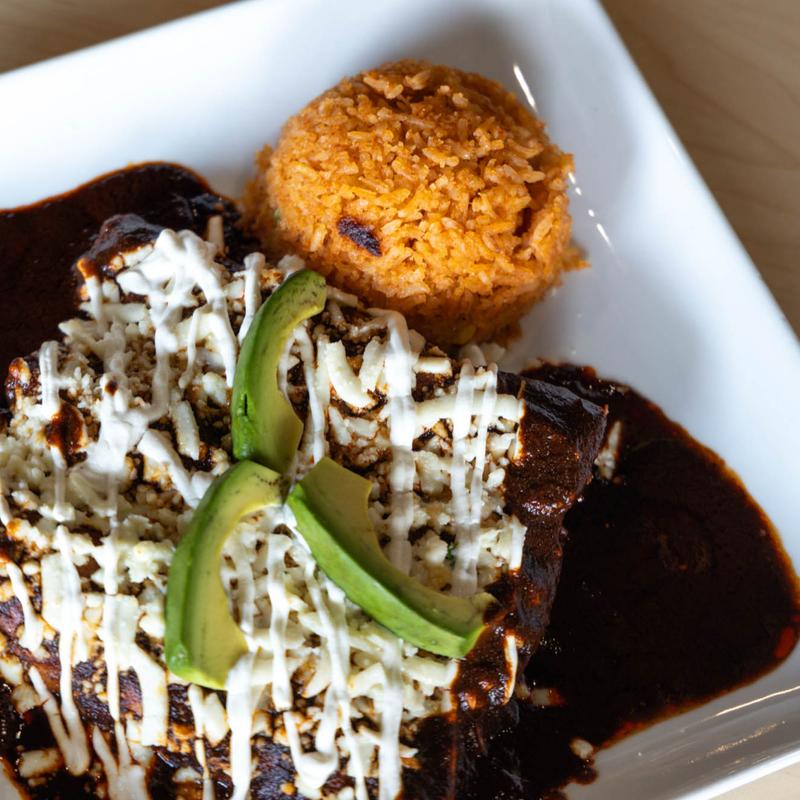 Dinner Mole Enchiladas photo