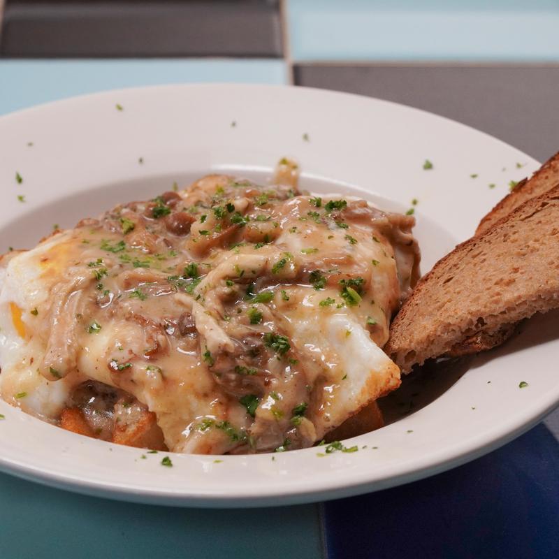 Brie & Eggs Plate* photo