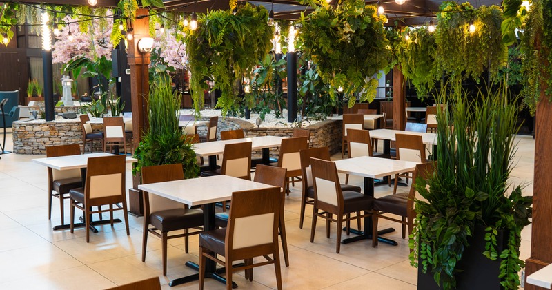 Interior dining area