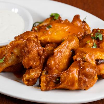 Buffalo chicken wings.
