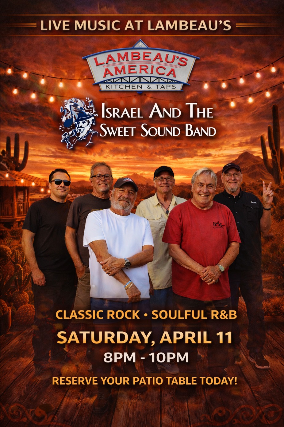 Live Music - Isreal and The Sweet Sound Band event photo