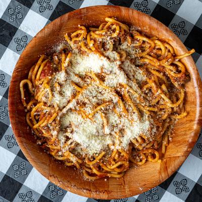 Spaghetti Bolognese.
