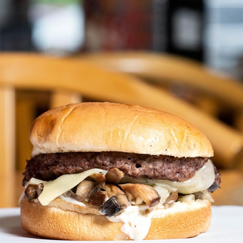 Mushroom Swiss Burger photo