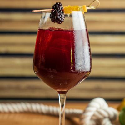 Red Sangria cocktail.