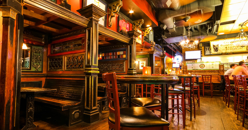 Interior, booth area