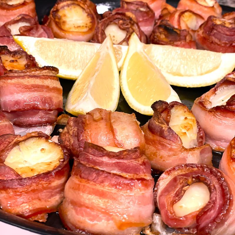 Scallops Wrapped with Bacon photo
