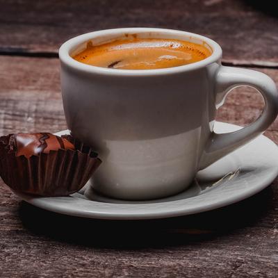 Coffee and chocolate.