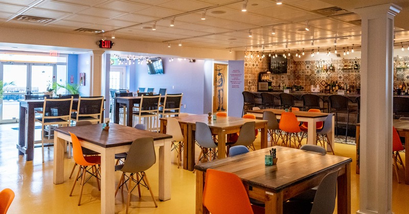 Interior, dining area