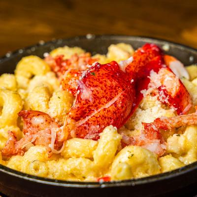 Lobster mac and cheese.