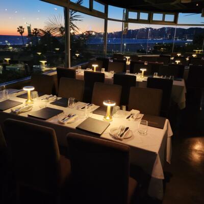 Treat your party guests to breathtaking sunsets views during your event..