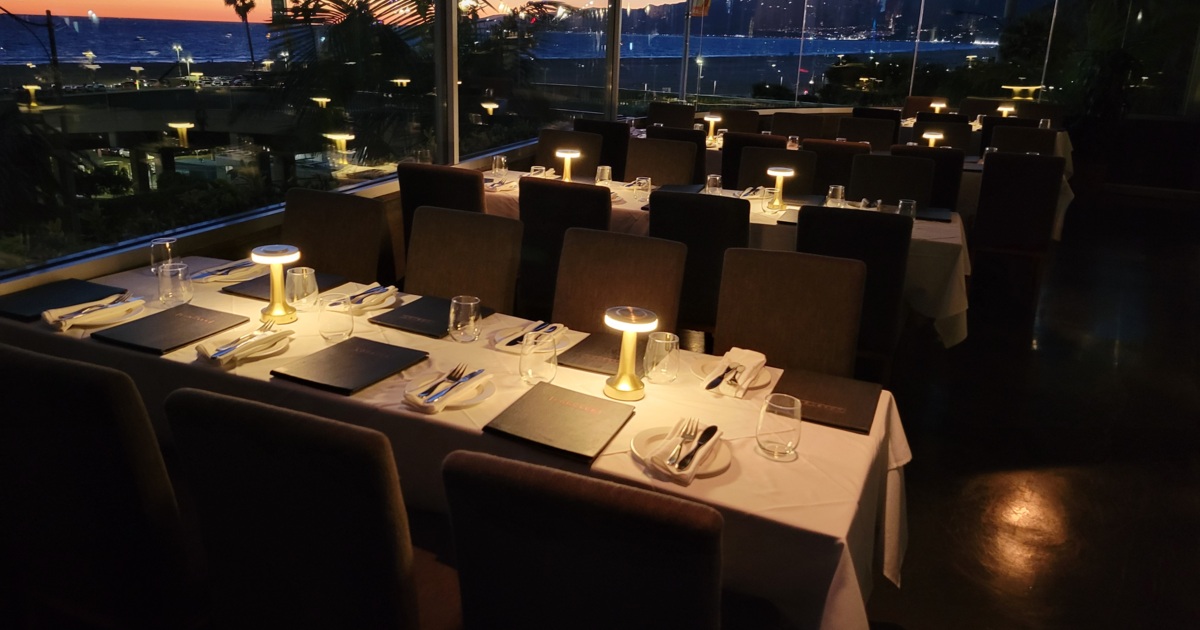 Treat your party guests to breathtaking sunsets views during your event.