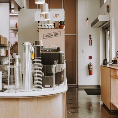 Interior, coffee bar