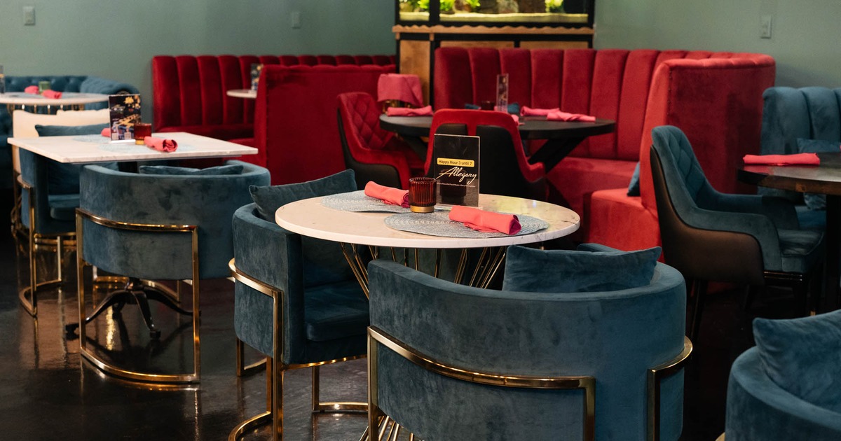 Interior, dining area