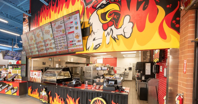 Interior,  order counter