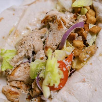 Chicken Gyro Wrap.