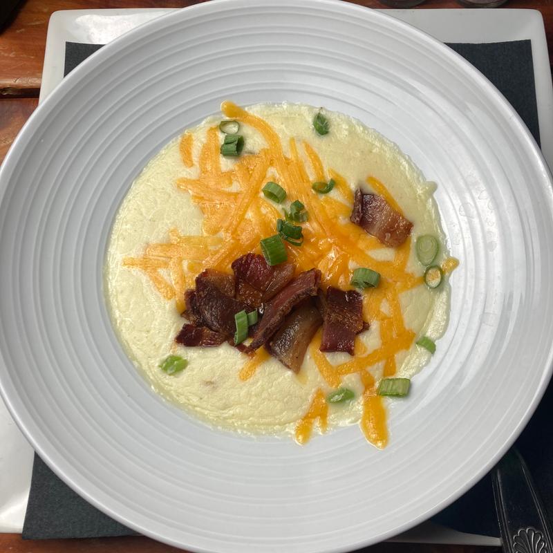 Loaded baked potato photo