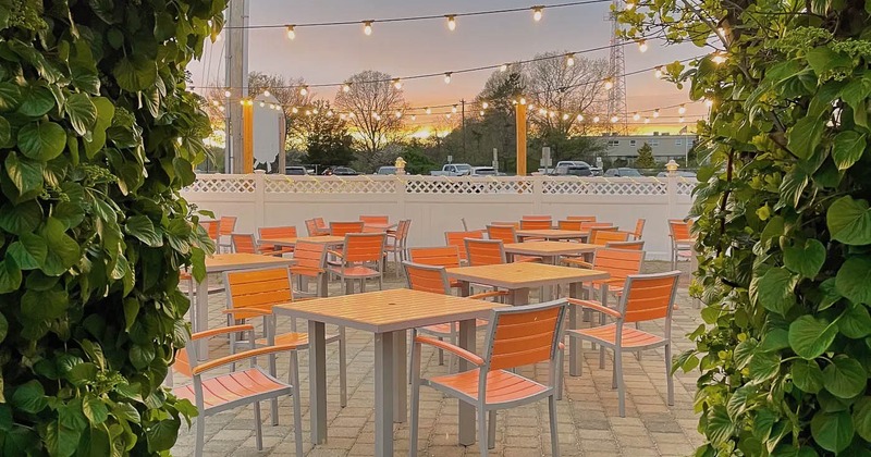 Exterior seating area