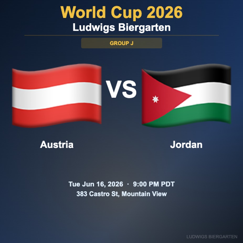 World Cup 2026: Austria vs Jordan | Group J event photo